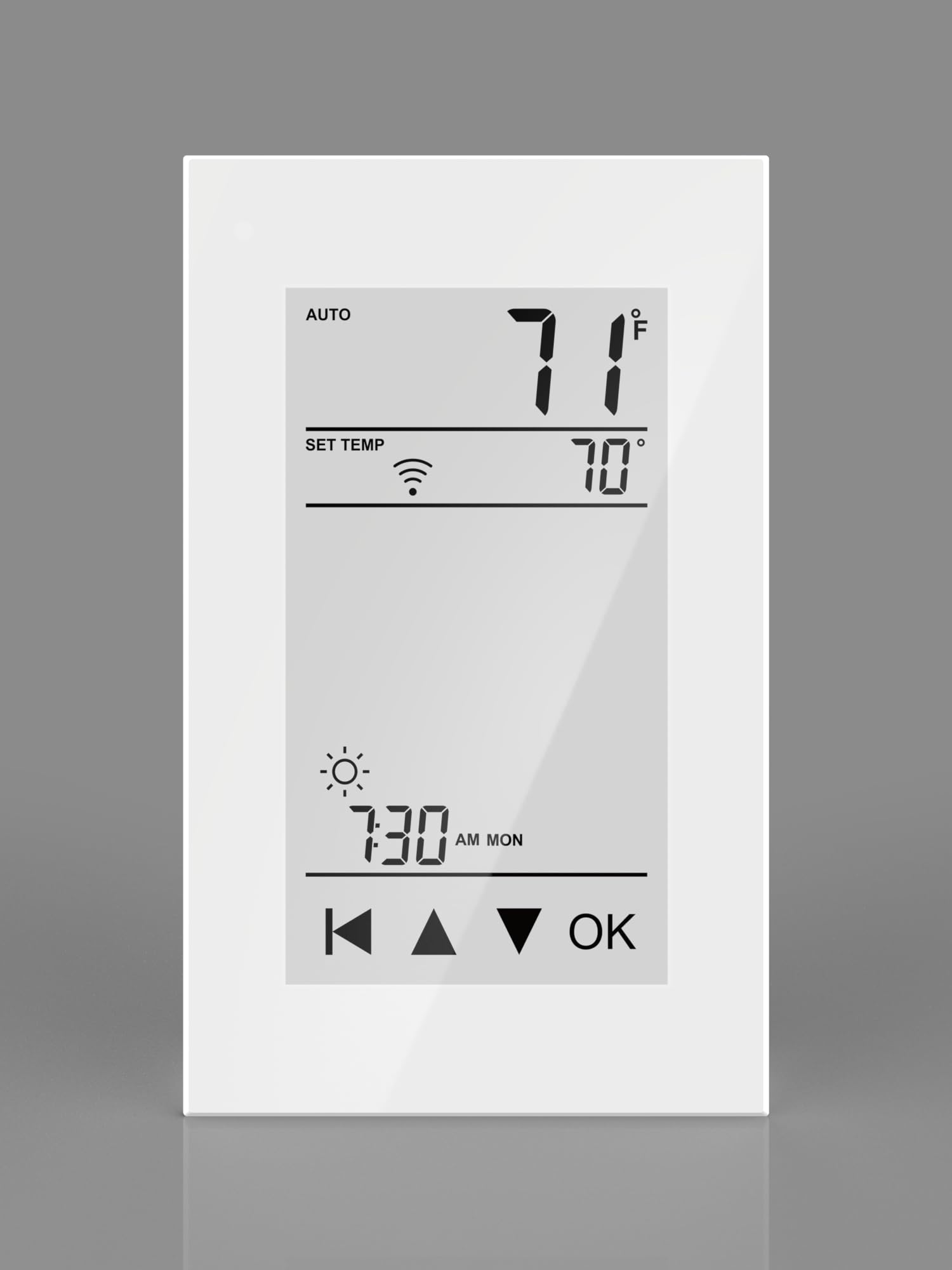 QuietWarmth ThermaeGH Smart Home/termostato WiFi con control de calor radiante GFCI integrado de 120 V o 240 V con sensor de suelo