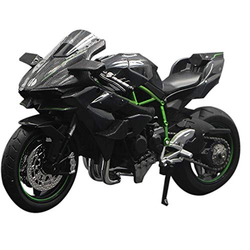 Persistence 1:12 H2 R Moto Moulé sous Pression en Alliage Modèle Jouet Noir H2R Moto DéTachable Collection Noir