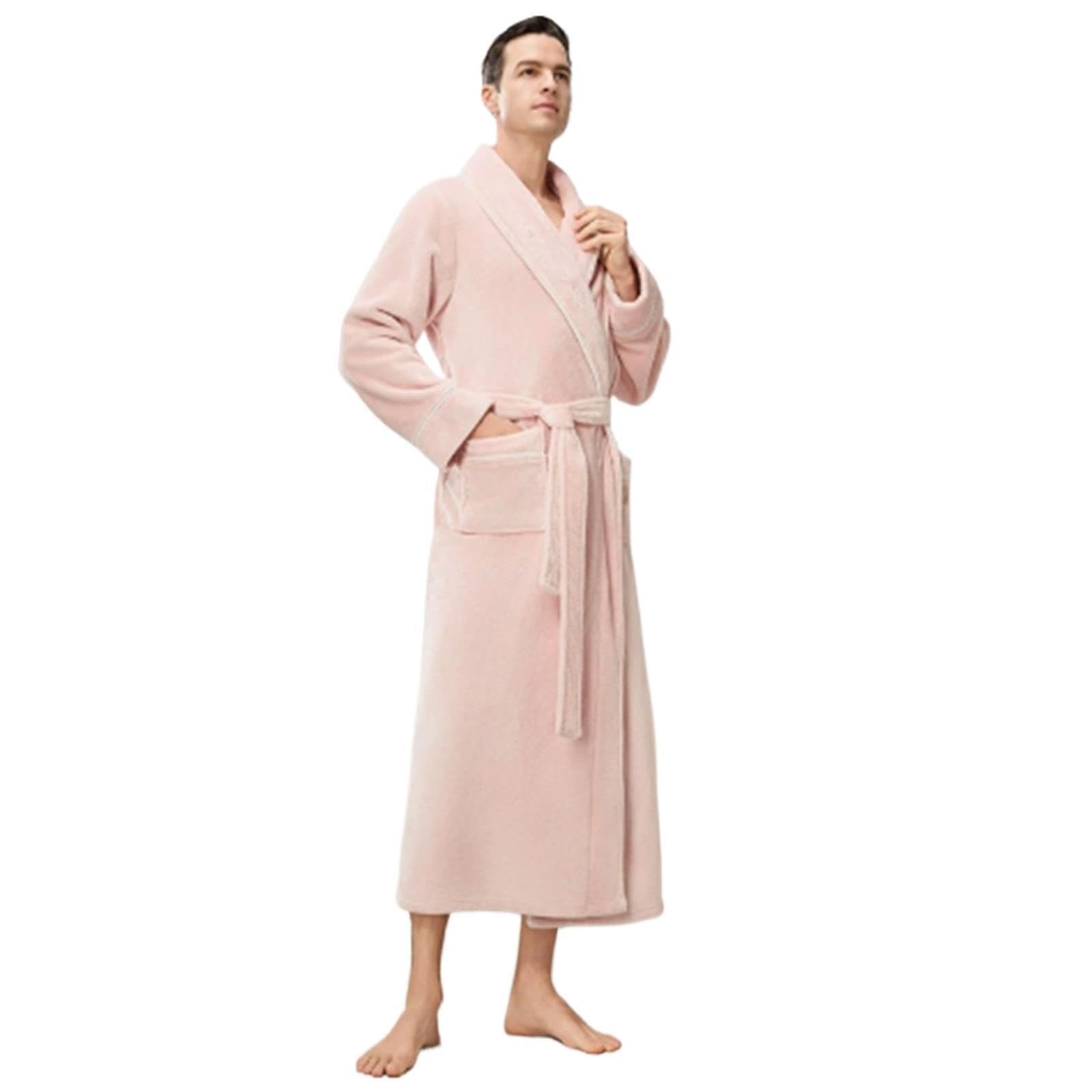 Vestaglia ultra lunga in peluche da donna e da uomo