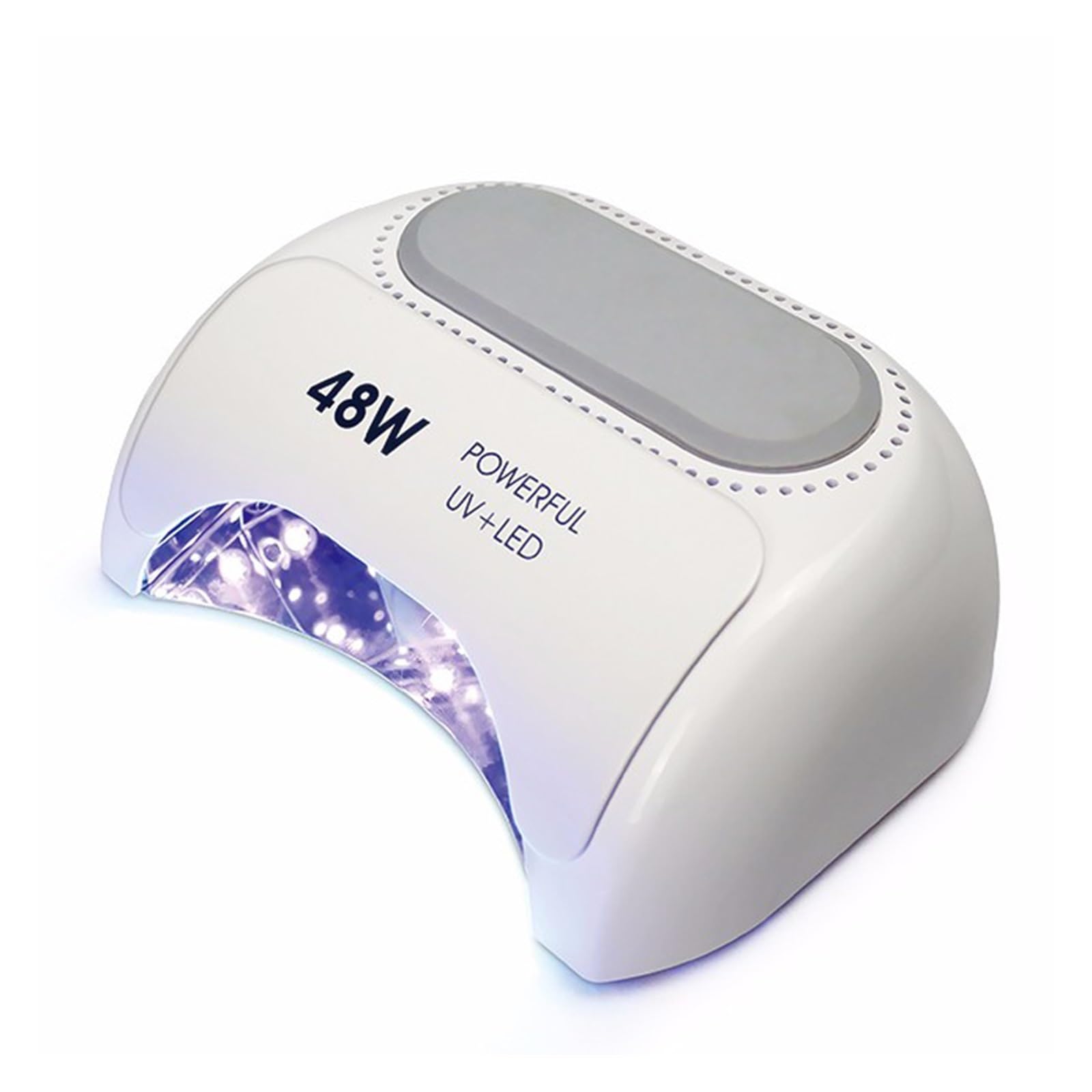 KOZWAY Lámpara de uñas LED UV de Doble Chip UV + lámpara LED 48W secador de uñas de curado rápido Temporizador Digital Sensor de Mano Barniz solidificar máquina de manicura