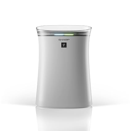 SHARP Room Air Purifier FP-F40E-W with Plasmacluster? Ion Technology, 7 Years Warranty, Additional HEPA Filter, Haze Mode, Odour & Dust Sensor, True HEPA & Deodorizing Filter | Coverage Area: up to 320 ft?