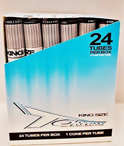 Full Box of 24 Torpedoes King Size Pre Rolled Cones 1 Per a Tube
