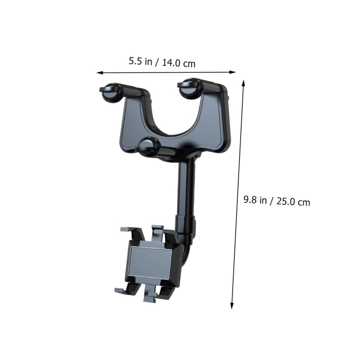 SHINEOFI Supporto per Cellulare da Auto Magnetico Rotante in Abs Colla Pu Antiscivolo, Supporto Gps per Veicoli Durante la Guida