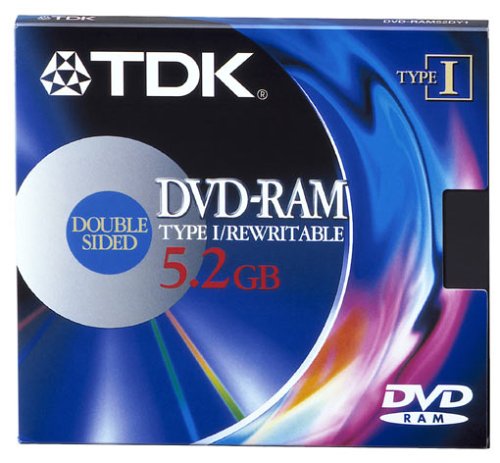 Preisvergleich Produktbild TDK DVD-Rohling DVD-RAM 5,2GB Soft Box