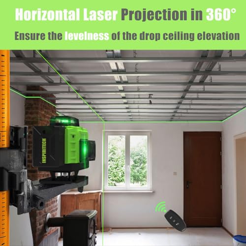 Inspiritech EG-GGKQ-3DG7 Laser Level 360 Self Leveling thumb #3