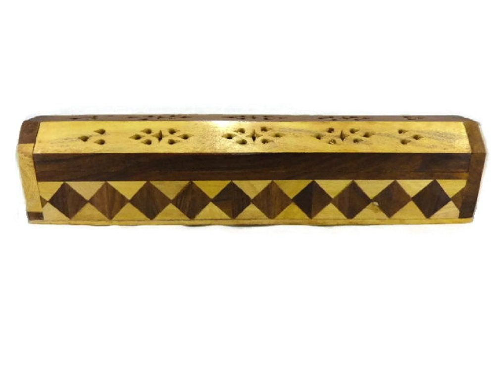 Räucherstäbchenhalter Holz Dreieck 30 cm