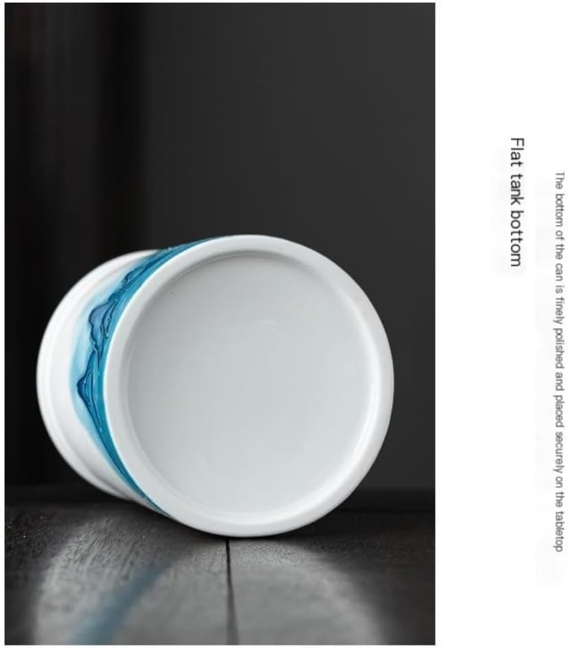 SONGCHAO Sugar Jar Tea Storage Jar Ceramic Sugar Jar Sealed Jar Kitchen Food Storage Jar Suitable for Coffee, Tea, Sugar, Salt, Etc. Tea Canister