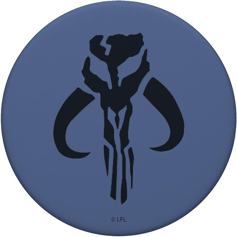 Star Wars The Mandalorian Mythosaur Skull Logo PopSockets Adhesive PopGrip - Image 3