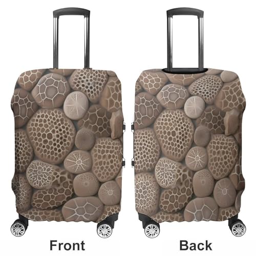 Petoskey Stone Luggage Cover, Washable Elastic Suitcase Cover Protector Fit 18-32 Inch Luggage3