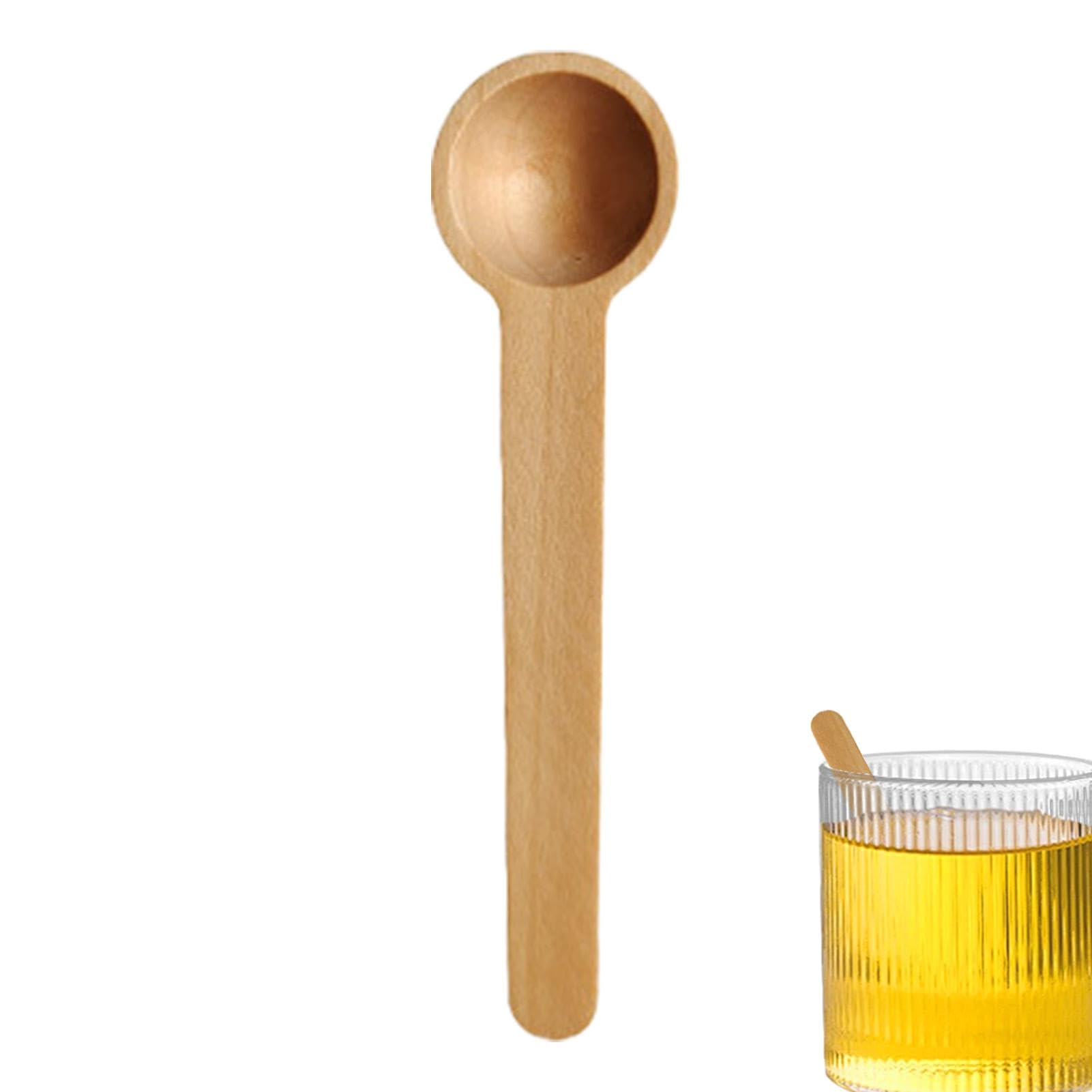 Cucchiaio Di Legno Per Sale, Spezie E Latte - In Legno Di Loto, Riutilizzabile E Ecologico - Foto 13