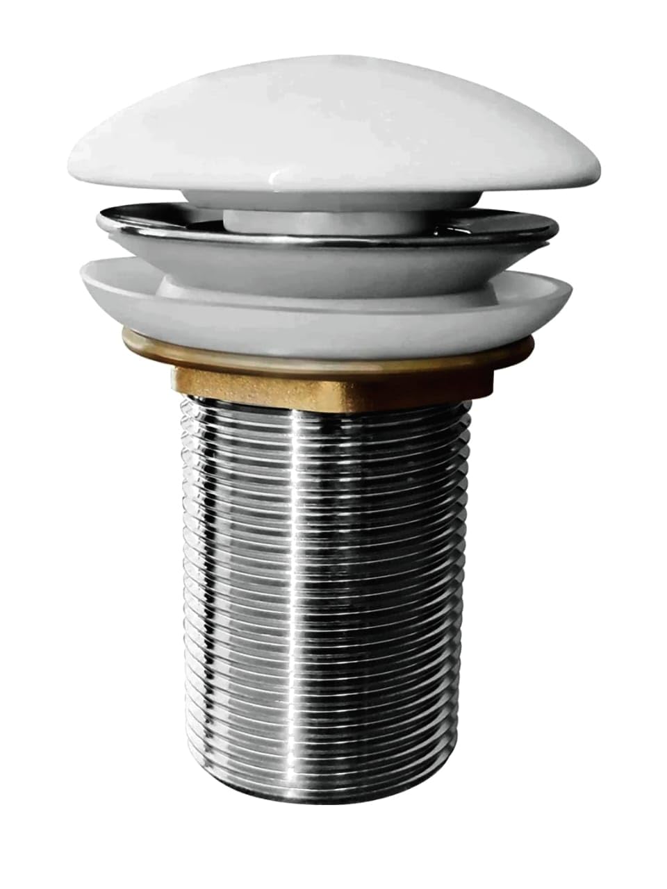 A2Z HOMECeramics Pop-up Waste Coupling Heavy Full Thread (Full Brass) (3 inch)