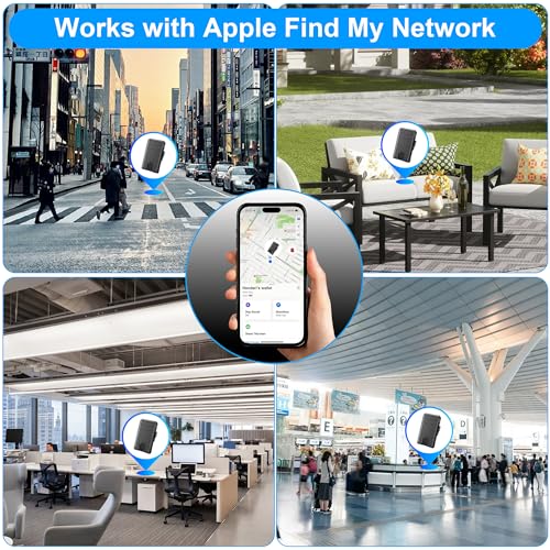 Image of umoven Airtag Wallet for Men, with Airtag Works for Apple Find My App(iOS Only), with Money Clip Slim Leather Slots Credit Card Holder RFID Blocking Bifold Minimalist Wallet, Carbon Fiber