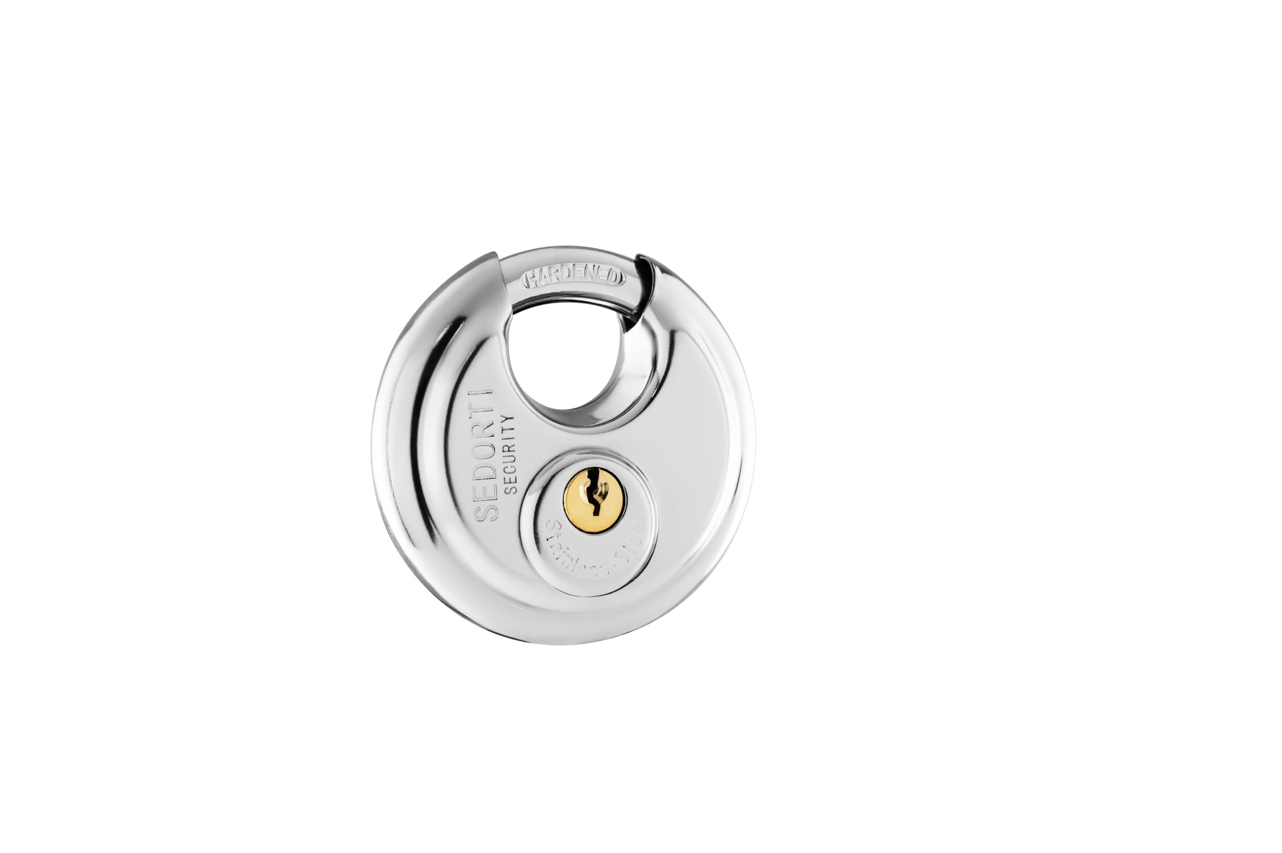 SEDORTI Paquete de 20 candados Discus con llave igual, 2-3/4 pulgadas de ancho, cerradura redonda de acero inoxidable 304, cerradura de almacenamiento impermeable y resistente al óxido con llaves de