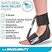 BraceAbility Foot Drop Brace - Ankle Orthosis Sock for Toe Walking in Big Kids, Teens, Adults; Supports Charcot Marie Tooth, Peroneal Nerve Injury, Stroke, Muscle Dystrophy Pain Relief in Bed (S/M)