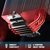 ID-COOLING FROZN A410 SE CPU Air Cooler, 4×Ф6mm High-Performance Heatpipes, 120mm Quiet Fan Low Noise 24.8 dB(A), Intel LGA1851/1700/1200/1150/1151/1155; AMD AM5/AM4 - Image 2