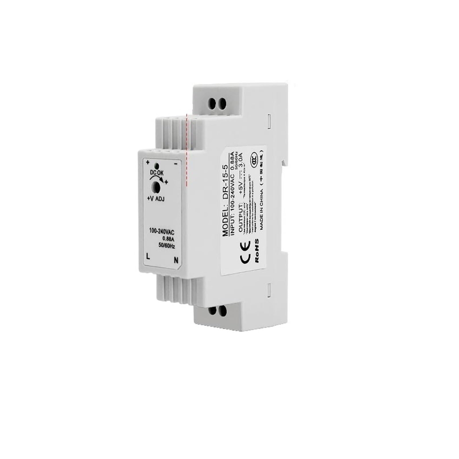 Alimentation rail DIN 24V 15W DR-15-0.63A de petite taille