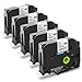 Produktbild Oozmas kompatible Schriftband als Ersatz für Brother P-touch TZe-231 12mm 0.47 tape Schwarz auf Weiß, Laminated White Bänder für Brother Beschriftungsgerät D400 H100L 1830 2430 E100 D600VP, 5-Pack