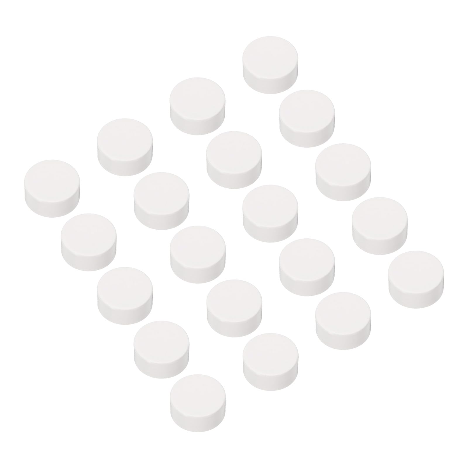 QUARKZMAN Copritubi Pvc, Tappi Terminali per Tubi, Tappi Terminali Interni Pvc da 32 Mm, Tappi Rotondi per Condotti Elettrici, 20pz