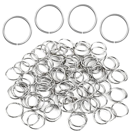 50-200 Pz/lotto 4-20mm Anelli di Salto Aperti Doppi Anelli Anelli Divisi Color Oro Connettori Per Gioielli Che Fanno Forniture Accessorio Fai Da Te-Pistola Nero-5mm x 200 Pz