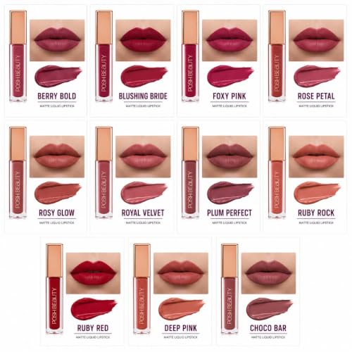Image of Liquid Lipstick - Ruby Red - Long lasting | Water proof