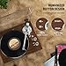Belt Drive Turntable for Vinyl Record Player,Connect with Bluetooth Speakers or Active Speaker,Built-in Phono Pre-amp,USB Digital Output, Magnetic Cartridge,High-Gloss Wood Design(Brown)