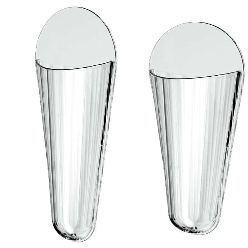 LITAITAI Scissors Box Adhesive,Scissor Holder,Cooking Food Utility Rack,Food Utility Scissors Rack for Kitchen Chopsticks,scissor Holder for Classroom(Clear-2PCS)