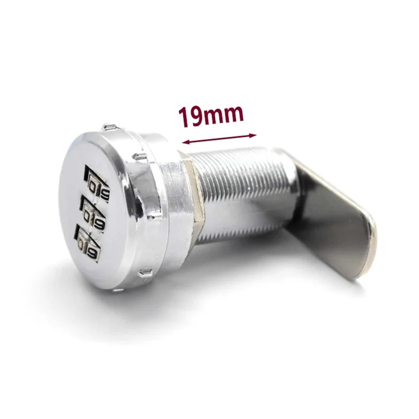 FJSUGAOW Digit Combination Drawer Lock Password Cam Lock for Tool Box Cabinet Mailbox MMS254 C 1Pcs (Color : L 19mm)
