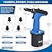 HEYVOZE Air Pneumatic Rivet Gun Kit – Heavy Duty Pneumatic Riveter with 3/32