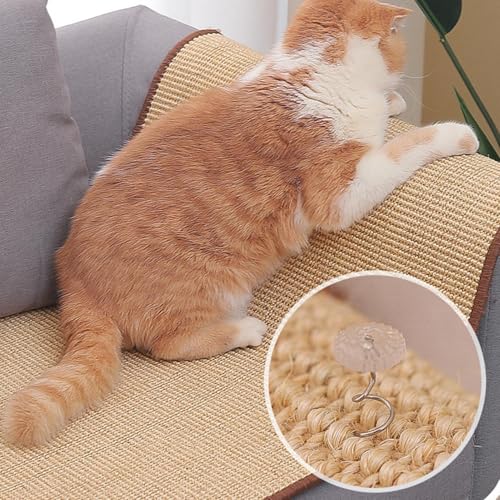 Tapis à griffer pour chat en sisal épais pour chatons - 4