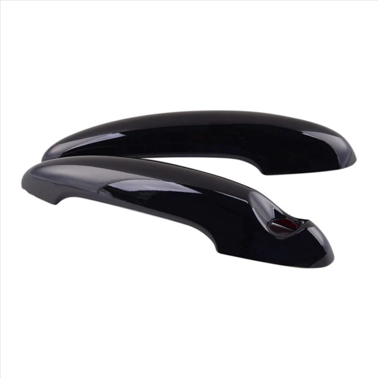 KEDFBTS Car Outer Handle Compatible with MINI for R52 for Mk I for Convertible 2004 2005 2006 2008 2Pcs Gloss Black Door Outer Handle Car Exterior Door Handle