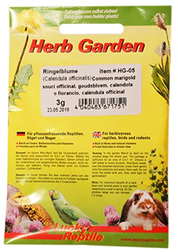 Lucky Reptile, 3 g HG-05 Herb Garden-Ringelblume, Multicolor