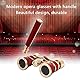 143 Operngläser/Ferngläser, 3 X 25 Theatergläser -Fernglas für Frauen Mädchen Kinder für Theater Pferderennen Klassische Dame (BAK-7 Prisma)(rot)