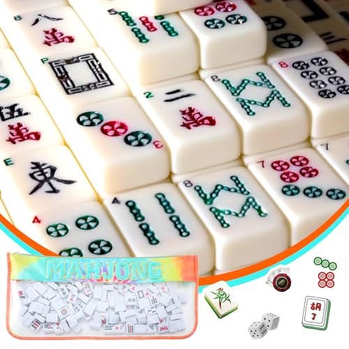 Sunnymove 1 PCS American Mahjong Bag - Empty Mahjong Tiles Bag Only with Zippered & Letters, Case Only (Rainbow Color,Moh-jong) by Sunnymove - Image 6