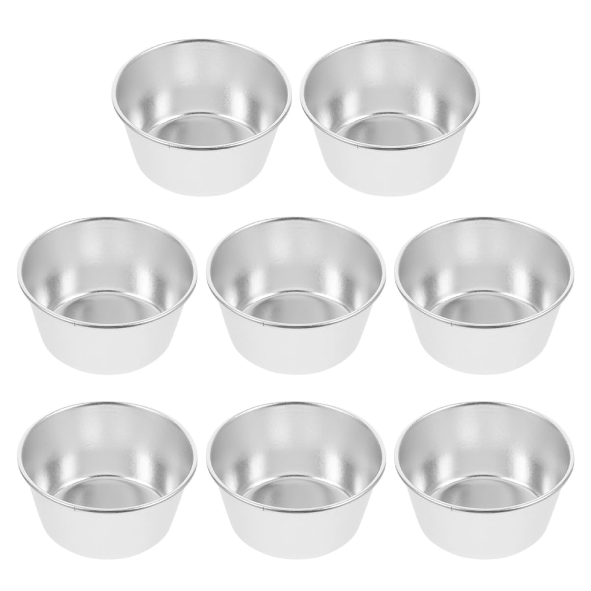 8 Kleiner Backformen aus Kohlenstoffstahl Antihaftbeschichtet Muffinformen für Kuchen Törtchen und Desserts