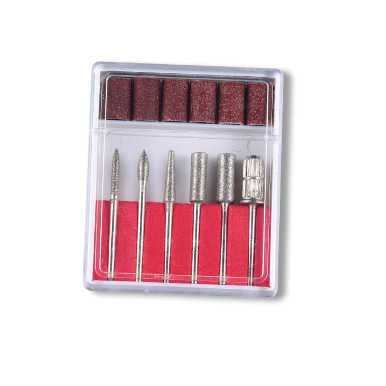 Set Macchina per Unghie Elettrica 6 Punte Metallo 20000rpm