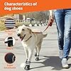 DcOaGt Dog Shoes for Large Dogs, Waterproof Anti-Slip Dog Boots & Paw Protectors for Hot Pavement Summer Winter Snow, Breathable and Reflective Dog Booties for Hiking/Walking/Outdoor/Floor