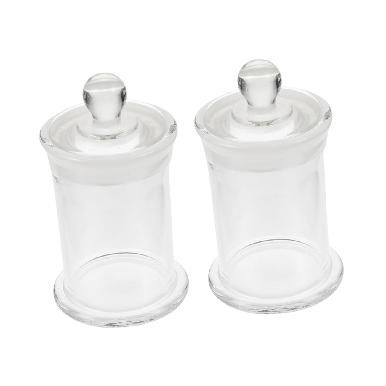 PRETYZOOM Botella de Muestra de Laboratorio de Vidrio Borosilicato 2 Piezas | Tapa, para Almacenamiento de Líquidos y Especímenes, Uso en Colegios, Fácil de Limpiar