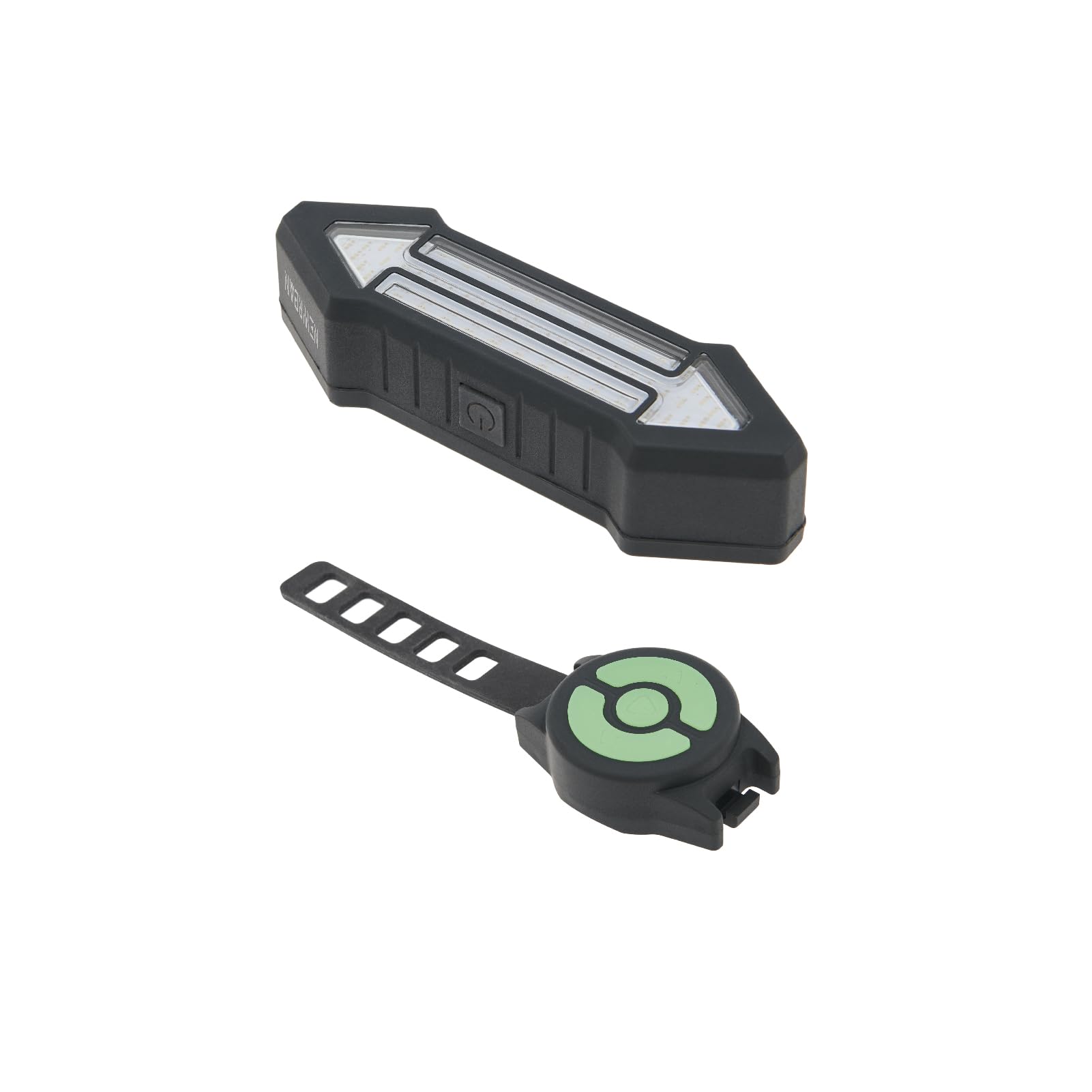 Clignotants pour vélo - Télécommande sans Fil - Autonomie 4h30 - Résistants à l’Eau - Installation sur la Selle - Rechargeables grâce au câble Micro-USB - 5 Modes d’éclairage - Noir