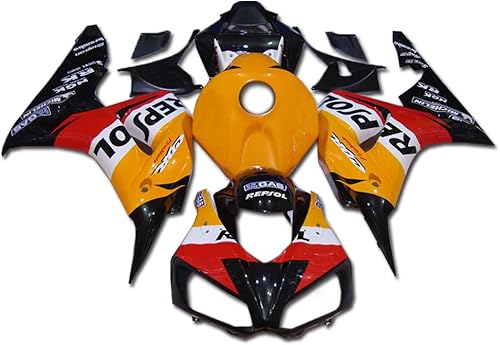 Nuevo naranja Repsol carenado apto para Honda 2006 2007 CBR1000RR CBR 1000RR Molde de inyección ABS plásticos Aftermarket Carrocería Kit Set 06 07