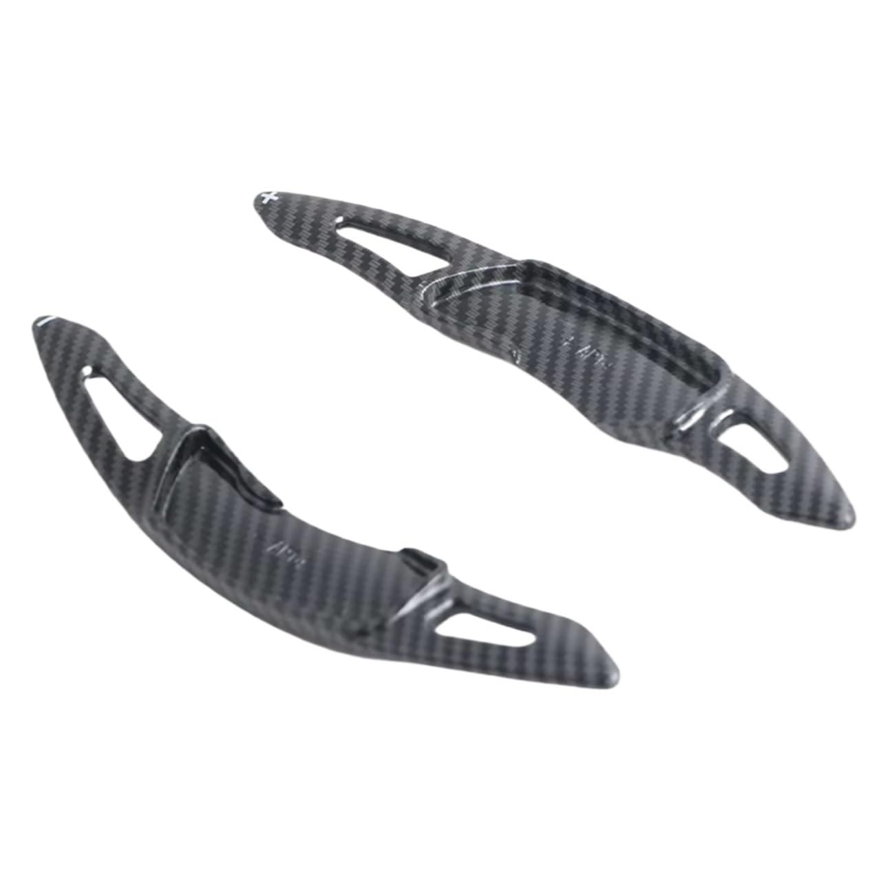 Xinwelz Carbon Fiber Black Car Shift Paddles Compatible With Subaru For Crosstrek For Legacy For Forester Car Steering Wheel Paddle Shifter Extension Shifters(Carbon Fiber Black)