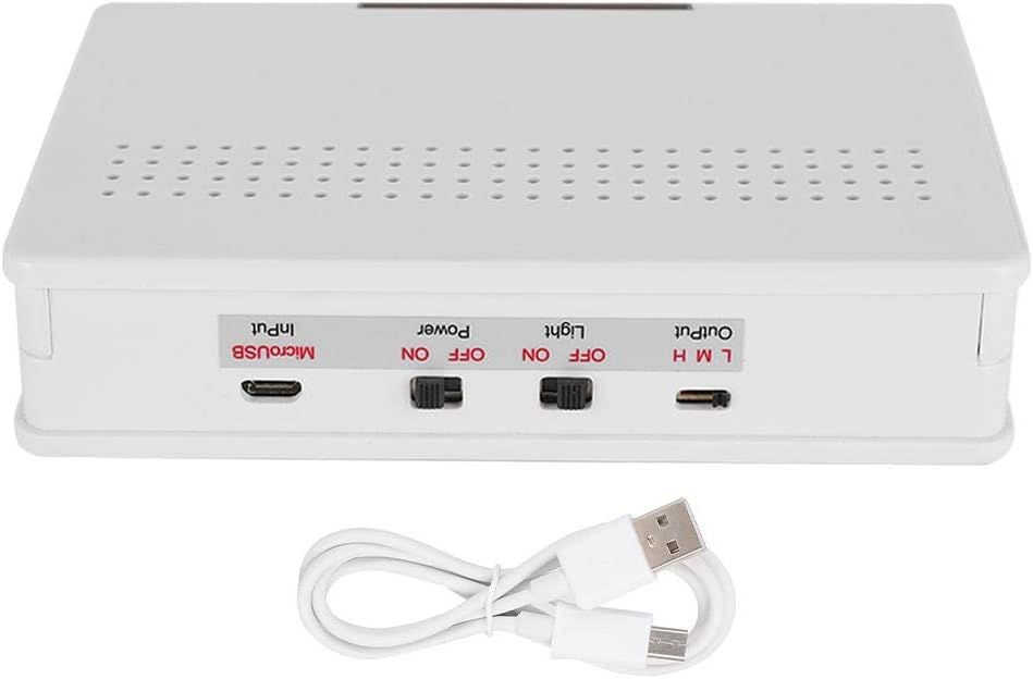 Pulse Generator,Artificial Professional 7.83HZ Schumann Wave Generator Ultra-Low Frequency Pulse Generators,Support Power Switch, Light Switch,Power Adjustment