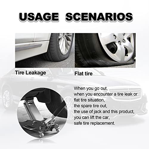 Image of 1Pcs Floor Jack Pads Universal for Floor Jack Rubber Pad Cross Groove Design Jack Pad Adapter, Universal X-Slot Rubber Jack Pad Adapter, Jack Pad Adapter Pinch Weld Side Frame Rail Protector Puck /Pad