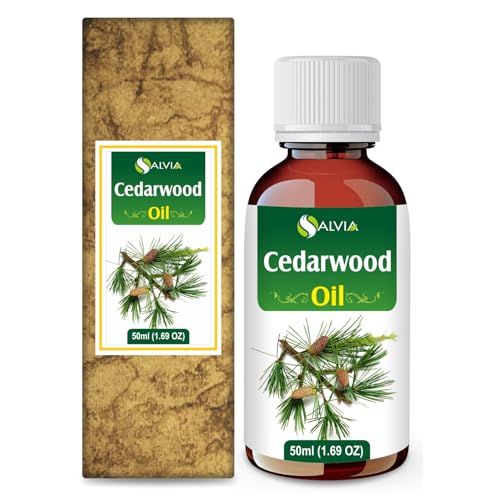 Image of Salvia Cedarwood Oil (Cedrus atlantica) Essential Oil for Aromatherapy & DIY Blends - Woody Oil for Skincare, Massage & Fragrance Use - 50 ml / 1.69 fl oz