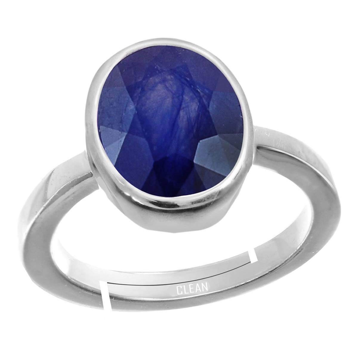 Buy CLEAN GEMS Natural Certified Blue Sapphire (Neelam) 10.25 Ratti or