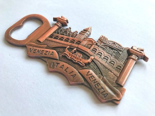 Venice 3D Refrigerator Magnet Venezia Italy Souvenir Fridge Magnet Copper Bottle Opener Sticker Fridge Magnet #TOP2