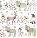 Entertaining with Caspari Northern Lights Cocktail Napkins, White, Pack of 20