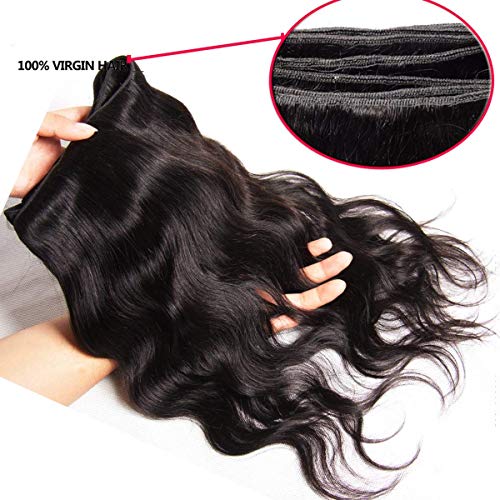 image for Beauty Forever Hair 7a Brazilian Virgin Hair Body Wave 3 Bundles 14 16