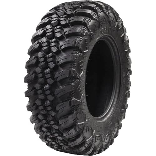 Ocelot Aurora ATV UTV Tire 25 x 8R–12 For All Terrain Style Riding, Durable 8-Ply Radial Construction and Non-Directional Tread Pattern with Thick lugs for Diverse Terrain and Conditions