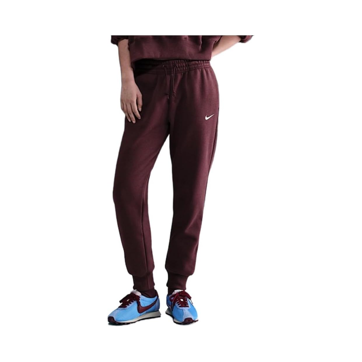 Nike W NSW Phnx FLC Mr Pant STD - Pantalon de survêtement - Classique - Femme