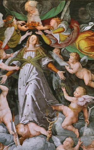 Peinture Assomption de la Vierge sur toile de lin 60x90cm